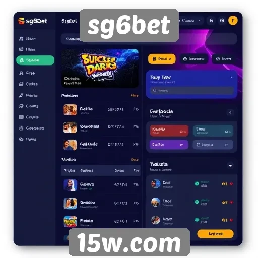 Interface do usuário do sg6bet é intuitiva e acessível